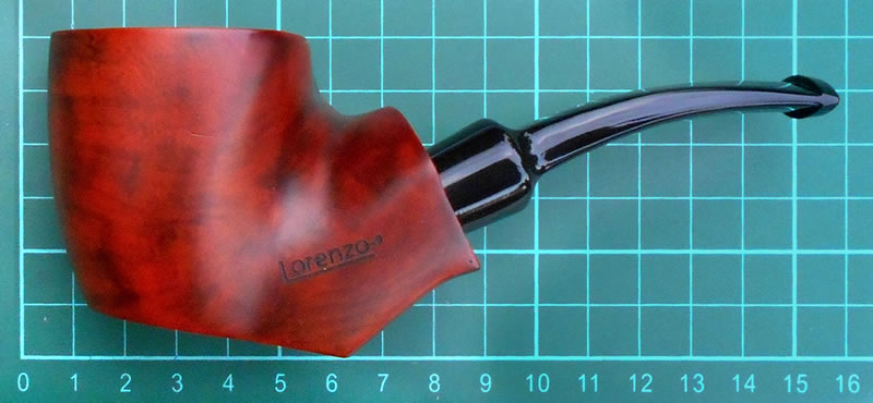 Lorenzo Summa Cum Laude Satin Cabernet finish smoking pipe